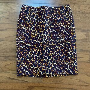 Merona-animal print stretch skirt
